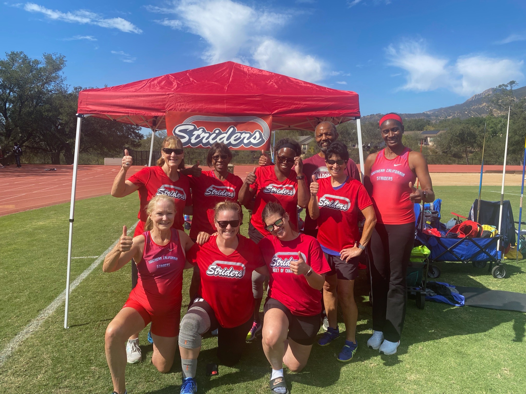 The Southern California Striders Win The 2021 Club West Tri Meet